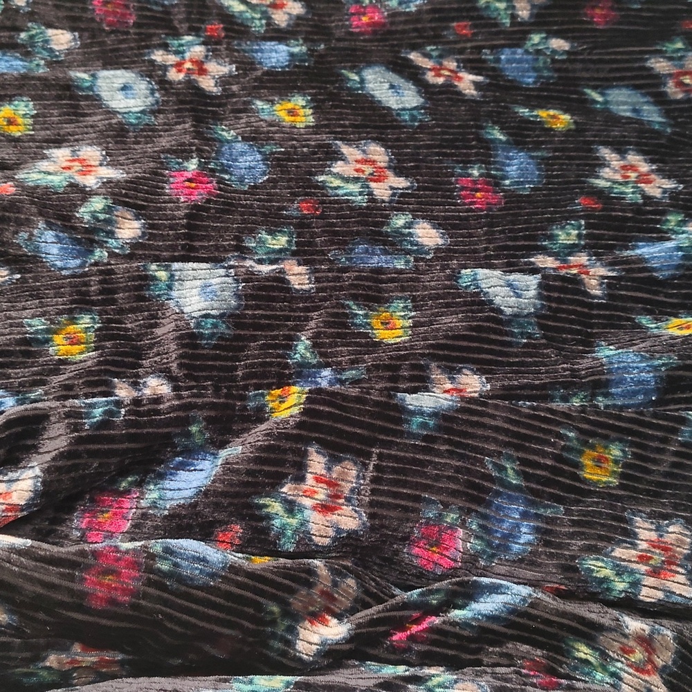 NWOT ANTHROPOLOGIE ett:twa Blooming Blazer Floral Velvet Size 12 - Picture 11 of 14